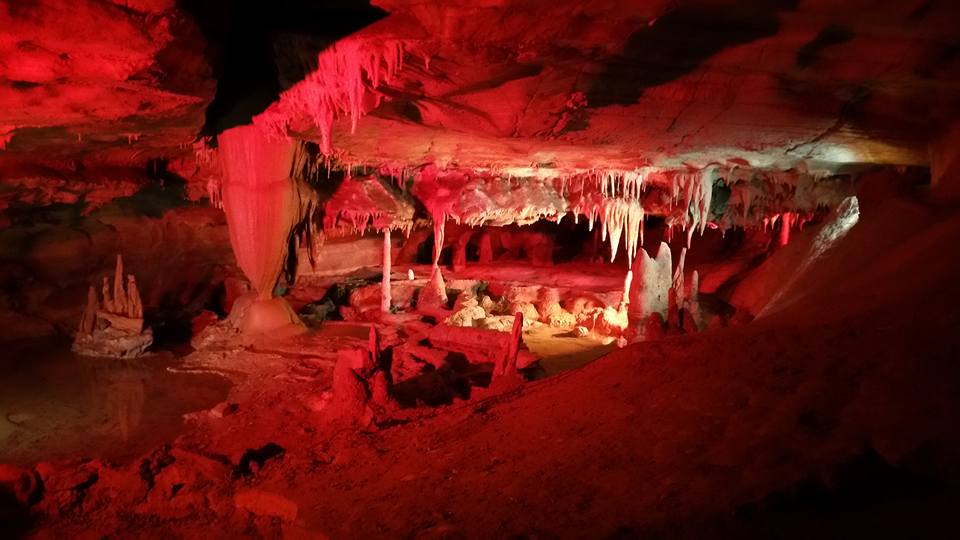 Inside a Midwest cave